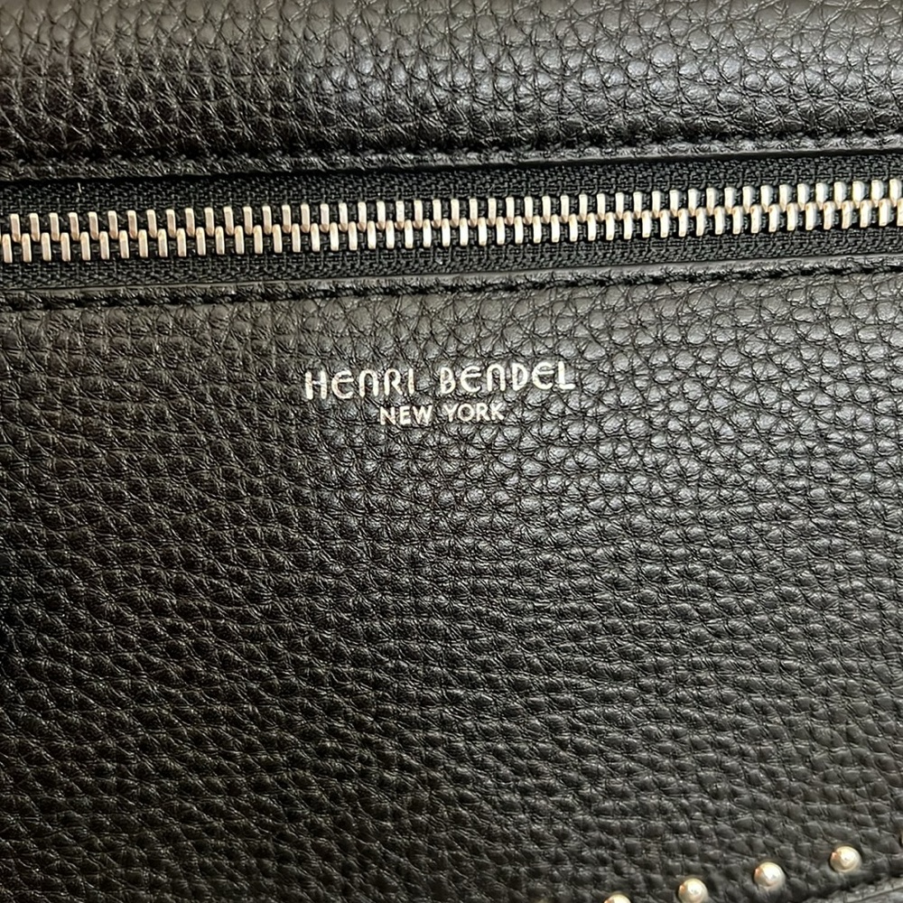 Henri Bendel Dakota studded flap Crossbody Black - Picture 5 of 16